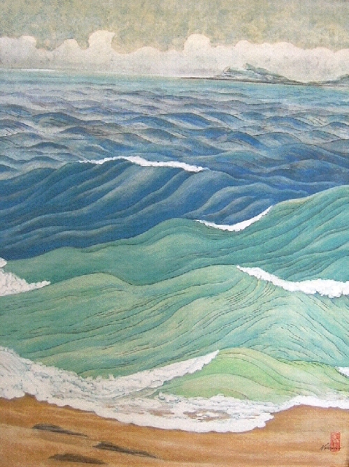 Waves with Headland